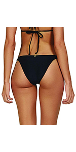 Paula Solid Brazilian Bikini Bottoms