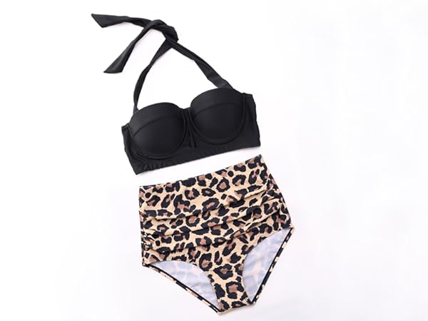 Leopard Two Piece Swimsuit