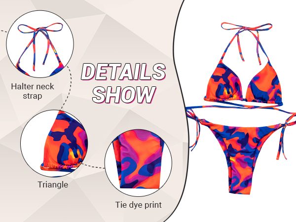 Tie Dye Bikini Set