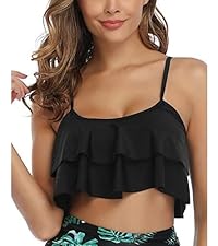 Ruffle Swimsuit Top Only