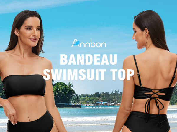 bandeau swimsuit top