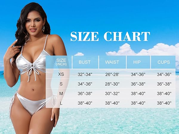 size chart for swimsuit