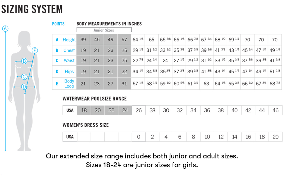 arena women one piece swimwear size chart training suits for pool swimsuits for women and girls