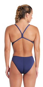 arena Women''s Team Swimsuit Challenge Open Back Solid Color For Intensive Swimming