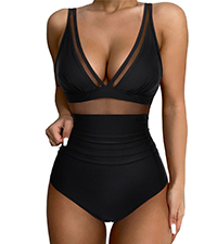 Slimming Mesh Swimsuits