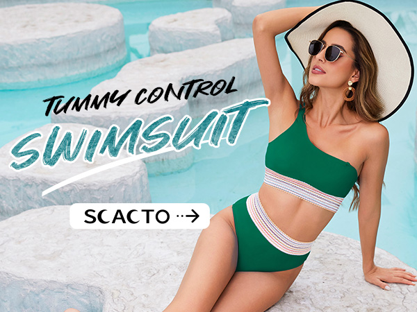 Scacto Women High Waisted Bikini