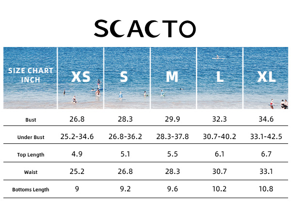 Bikini Set Size Chart