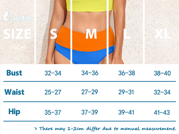 2 Piece Color Block Swimsuits Sporty