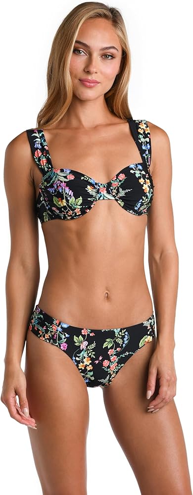 Sunshine 79 Women's Standard Over The Shoulder Underwire Bralette Bikini Swimsuit Top