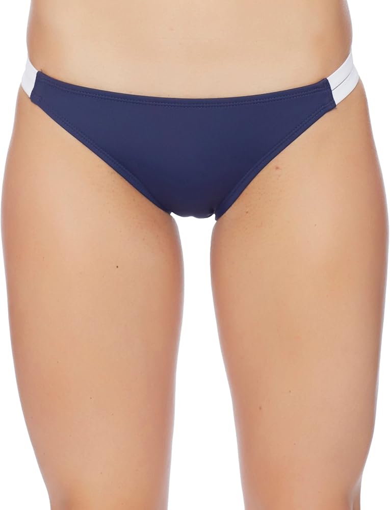 Nautica Women's Soho Solid Retro Bikini Bottom