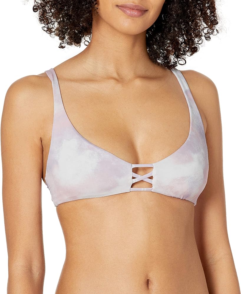 Roxy Women's Standard Sea Waves Reversible Bikini Top