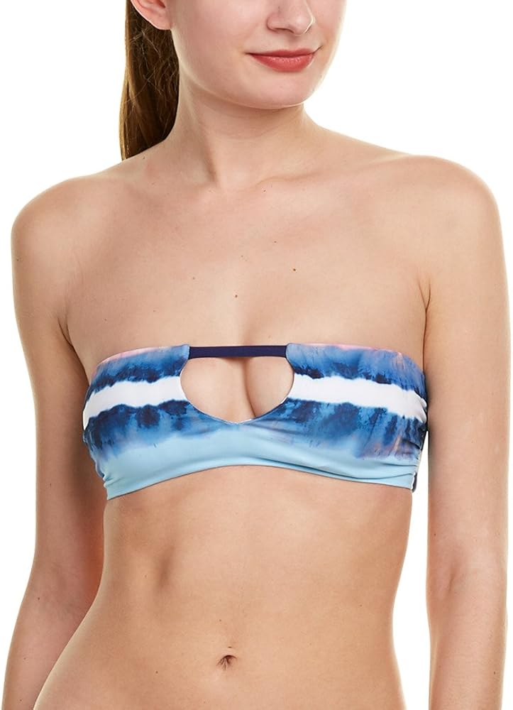 Splendid - Tie Dye Stripe Reversible Bandeau Bikini Top