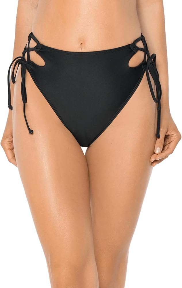 RELLECIGA Women's High Cut Bikini Bottom