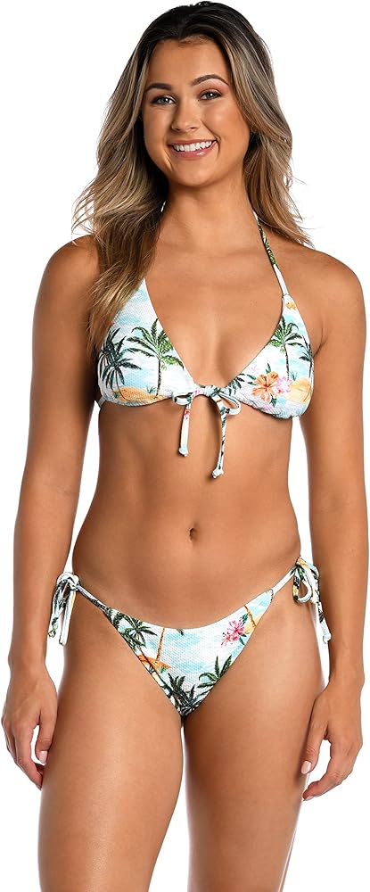 Hobie Women's Triangle Halter Bikini Swimsuit Top