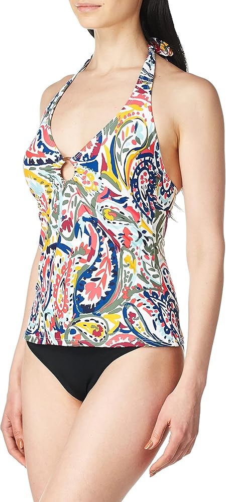 Anne Cole womens Tankini Top, Multi Print, X-Small US