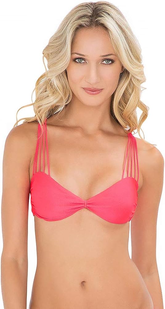 Luli Fama Women's Verano De Rumba Multi Cross Strap Bra Bikini Top