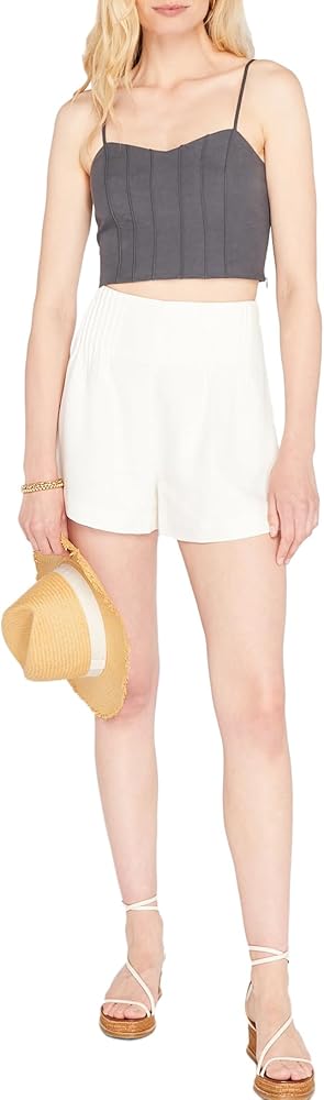 Club Monaco Women's Pintuck Bandeau Top