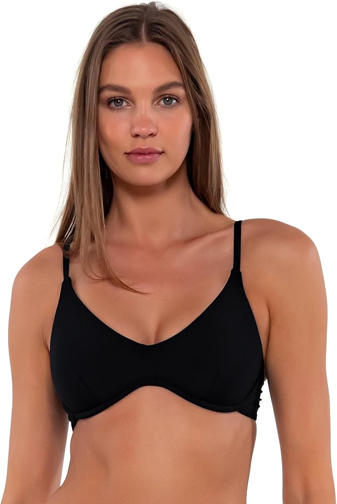 Sunsets Brooke U-Wire Women's Swimsuit Bikini Top with Removable Cups