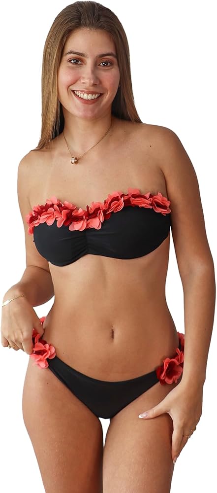 Fiji Swim Women's Bikini Set Venice Black Size Small