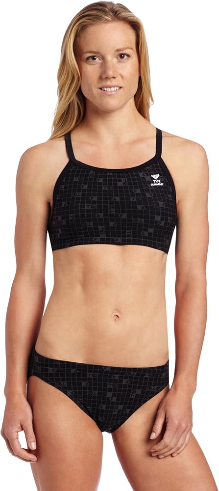 TYR Women's Check Diamondfit Workout Bikini