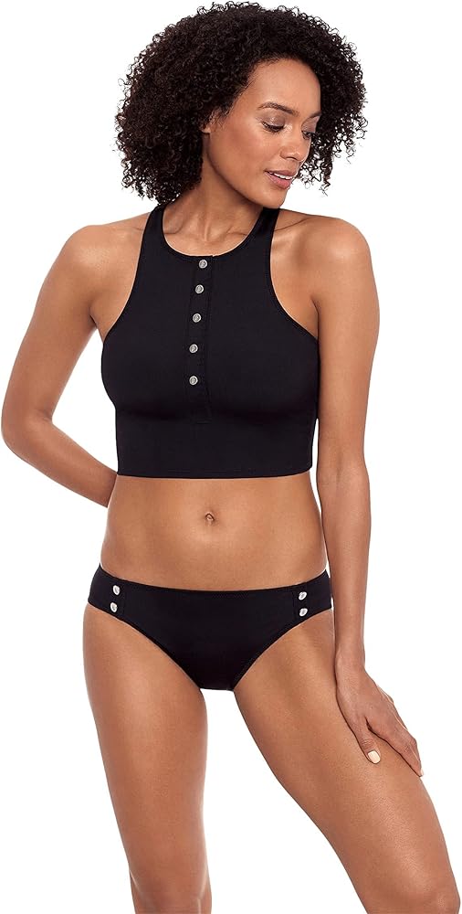 Lauren Ralph Lauren Rib Solids Racerback Midkini