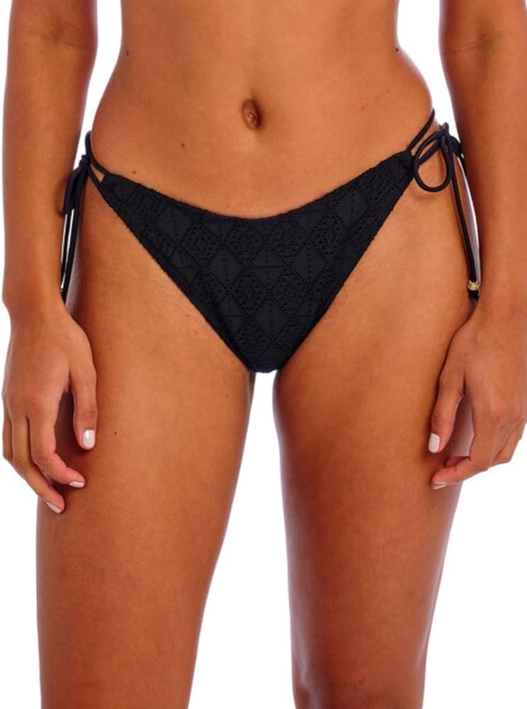 Freya Nomad Nights Side Tie Bikini Bottom M, Black