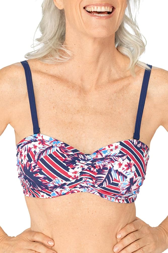 Amoena Women's Standard Summer Day Two-Piece Pocketed Mastectomy Bikini Top