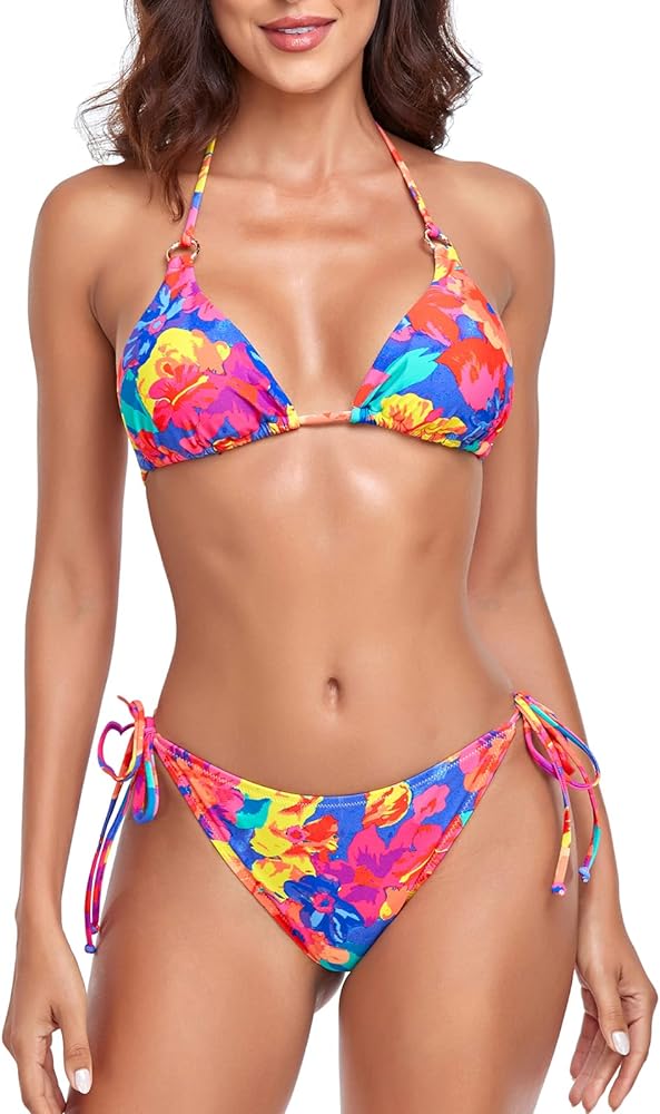 RELLECIGA Women's Triangle bikini set