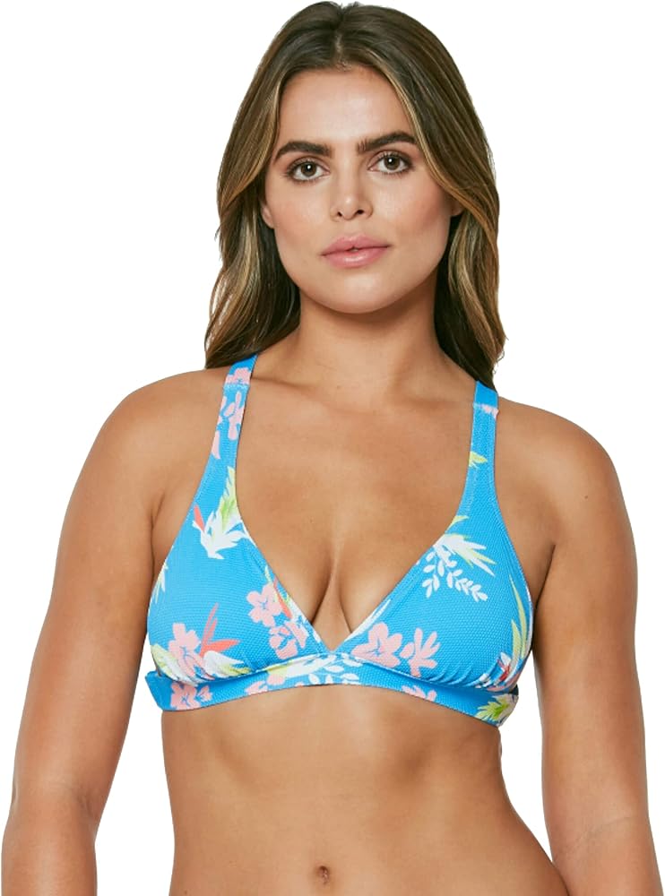 Jessica Simpson Women's Standard Mix & Match Floral Bikini Swimsuit Separates (Top & Bottom)