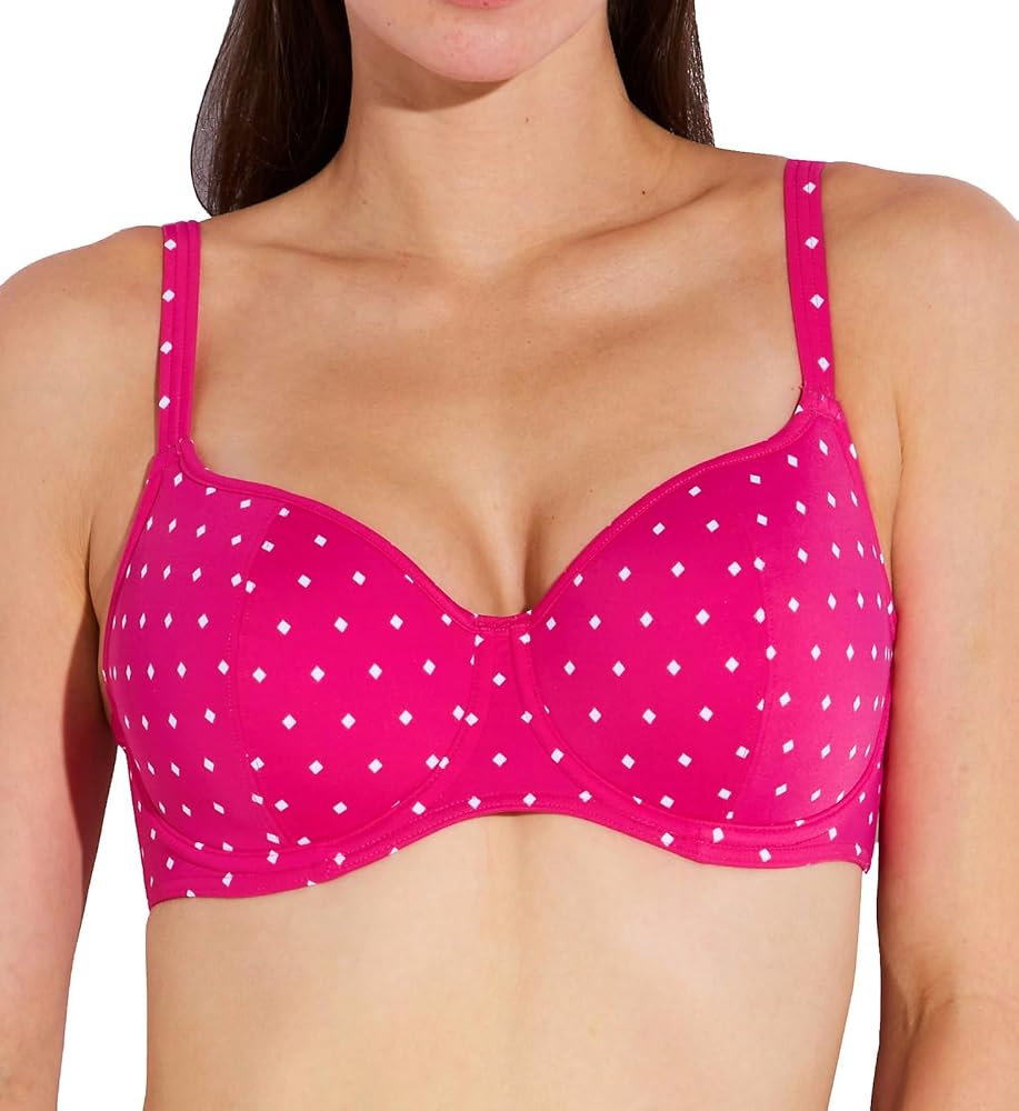 Freya Jewel Cove Sweetheart Bikini Top 34F, Raspberry