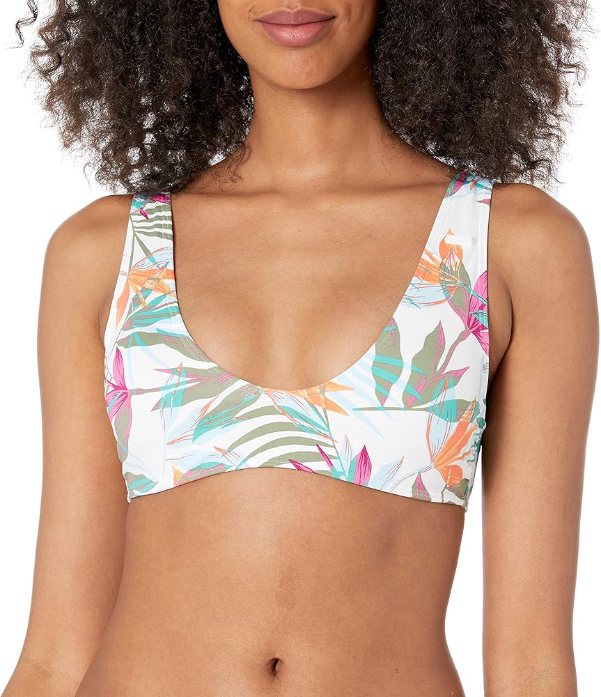 Roxy Women's Standard Print Beach Classics Elong Tri Top