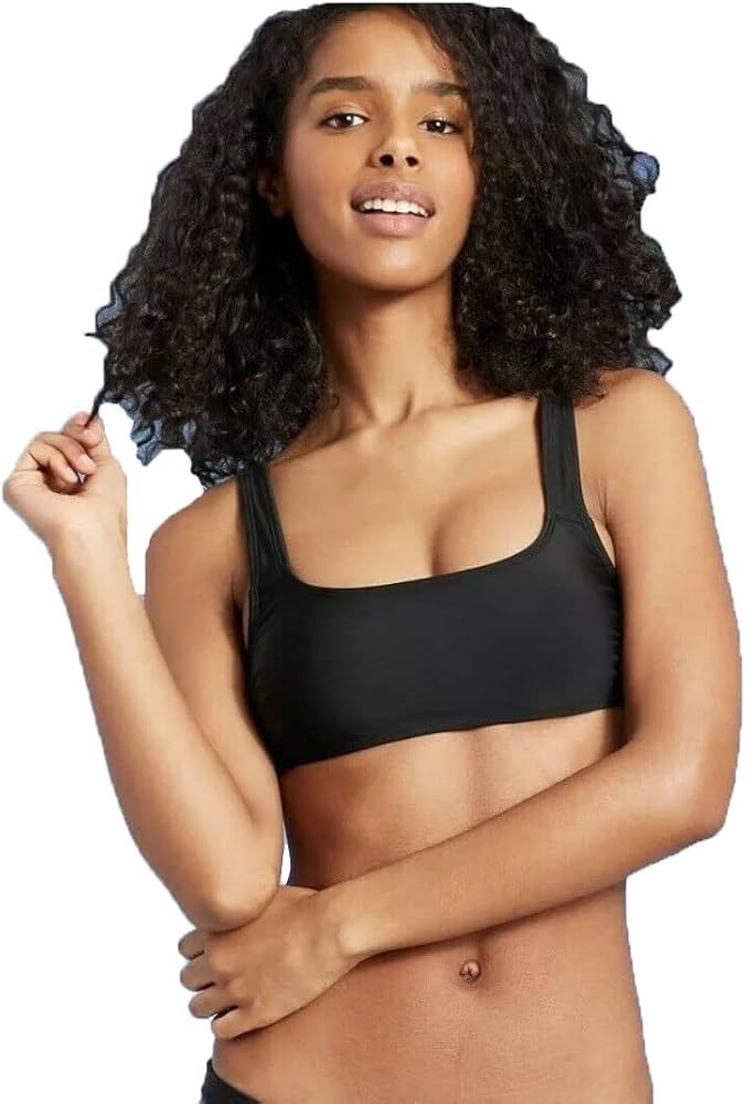 Women's Juniors' Bralette Bikini Top - (Small, Black)