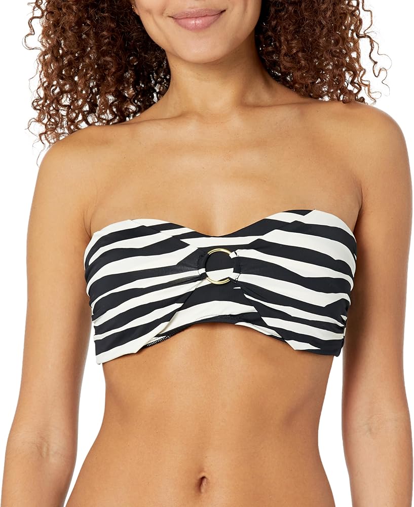 Skye Women's Standard Hilda Bandeau Style Bikini Top Swimsuit with Molded Cups