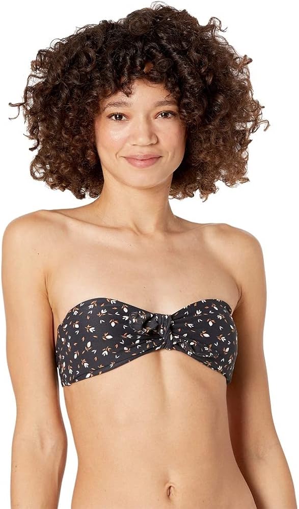 Billabong Women's Standard Tropic Moon Tie Front Bikini Top