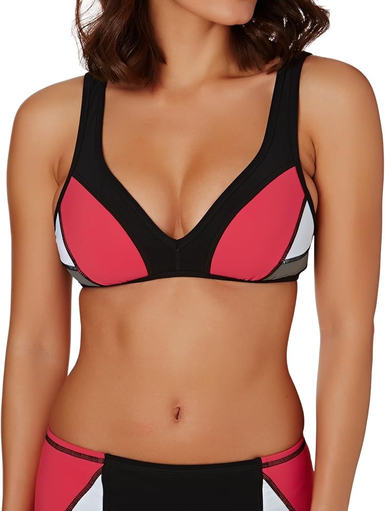 Seafolly Resist Me Sweetheart Bikini Top 16 Reg Black