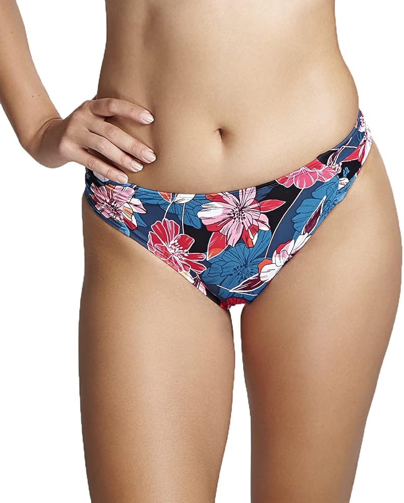 Panache Women's Standard Anya Riva Print Gather Bikini Bottom