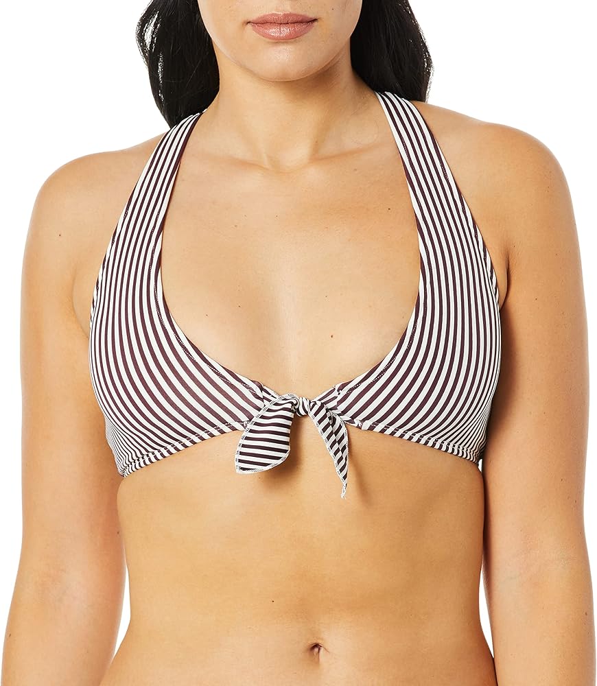 Body Glove Women's Standard Liv Bikini Top Swimsuit with Front Tie