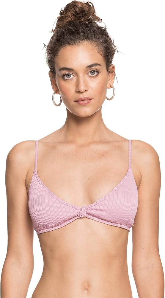 Roxy Women's Standard Stay Golden Tri Bralette Bikini Top