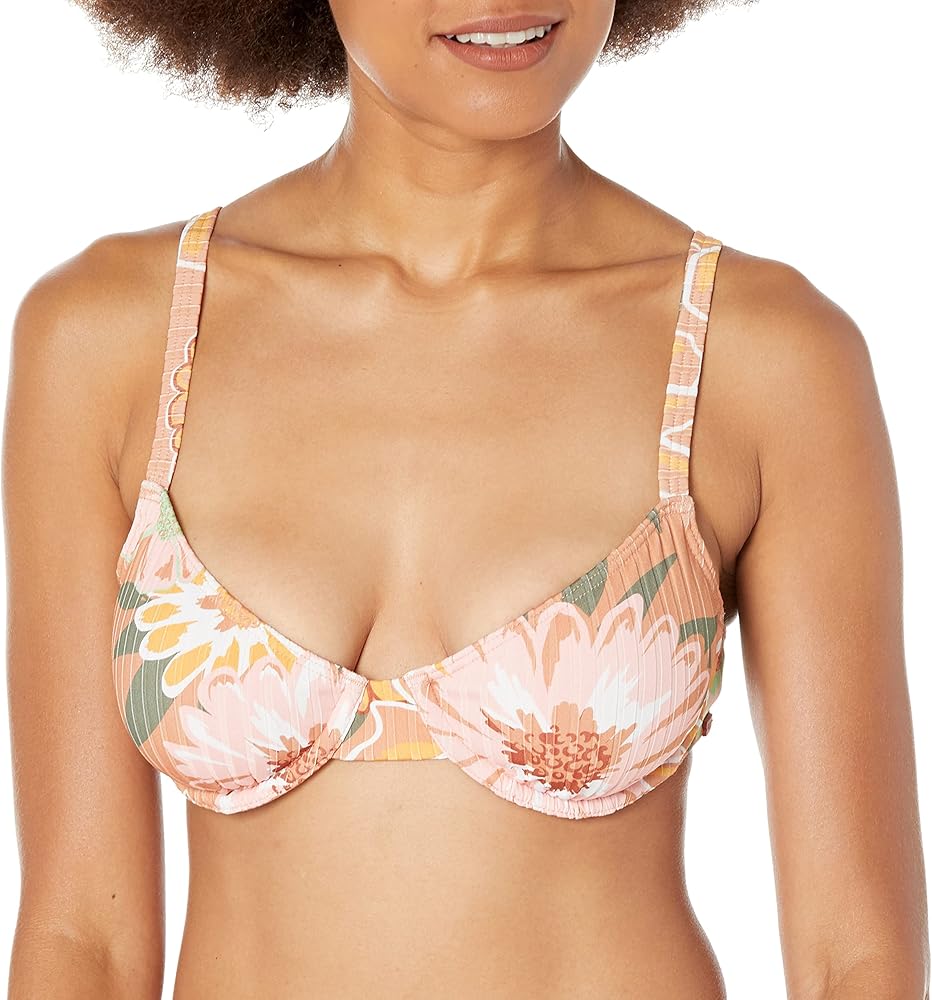 Roxy Women's Ribbed Love The Muse Bikini Top