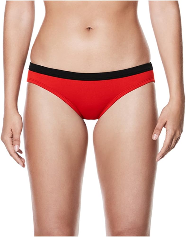 NIKE Women's Performance Guard Bottom (Red, Large)