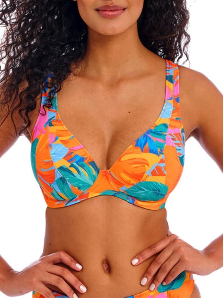 Freya Aloha Coast High Apex Bikini Top 38D, Zest