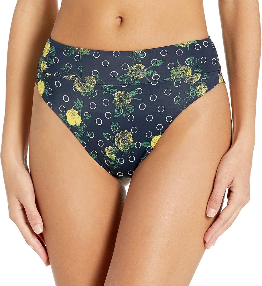 RVCA Women's Standard Dazed High Rise Bikini Bottom