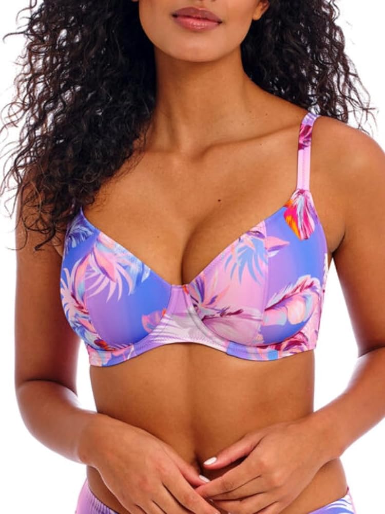 Freya Miami Sunset Plunge Bikini Top 36DD, Cassis