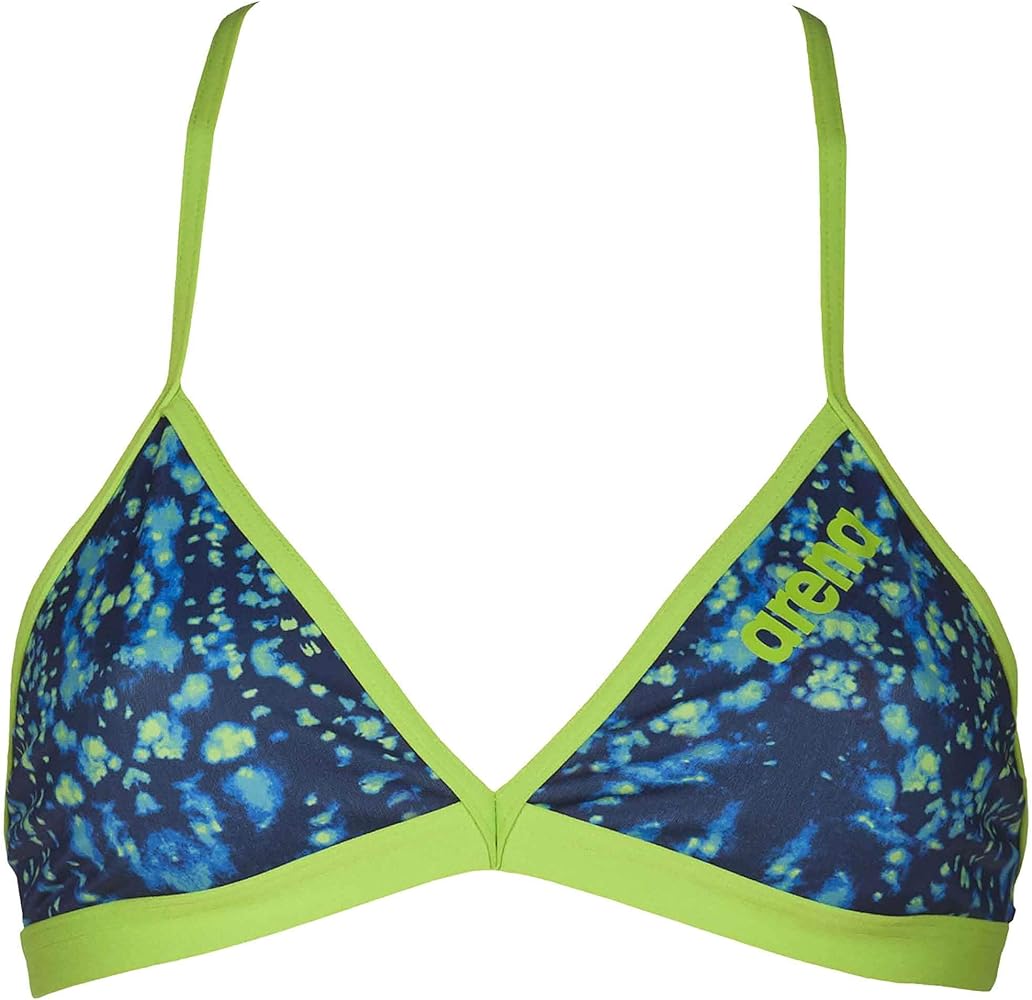 ARENA Women's Tie Dye Maxlife Adjustable Tie Back Bikini Top