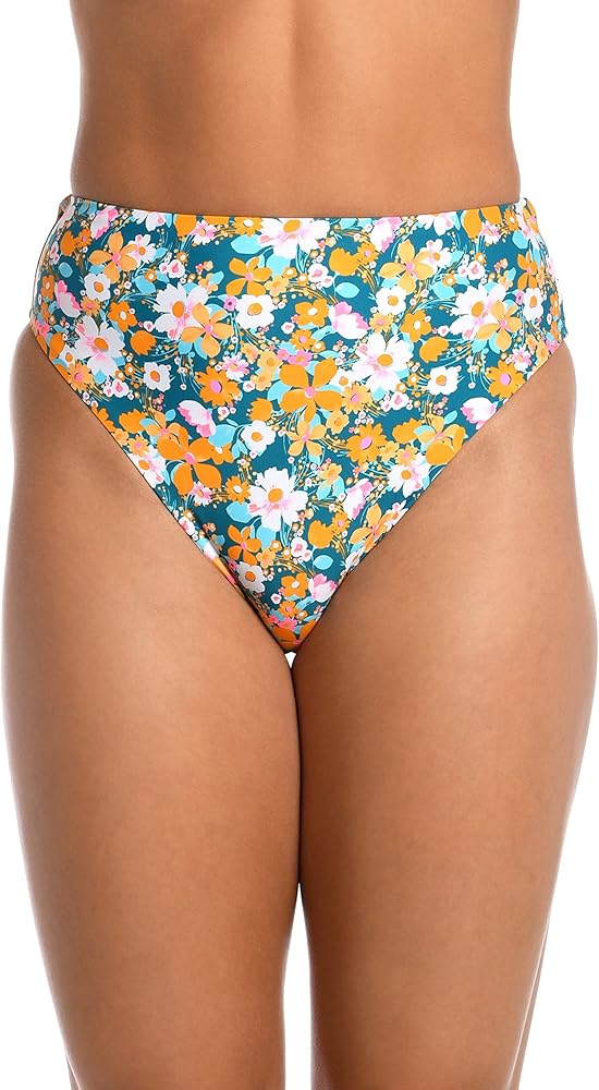 Hobie Women's Hi Waist Bikini Swimsuit Bottom