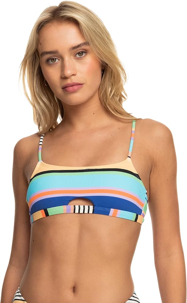 Roxy Women's Standard Color Jam Bikini Top