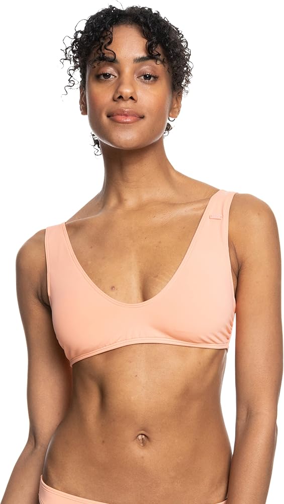 Roxy Women's Standard Beach Classics Elongated Bikini Top, Papaya Punch 231, S