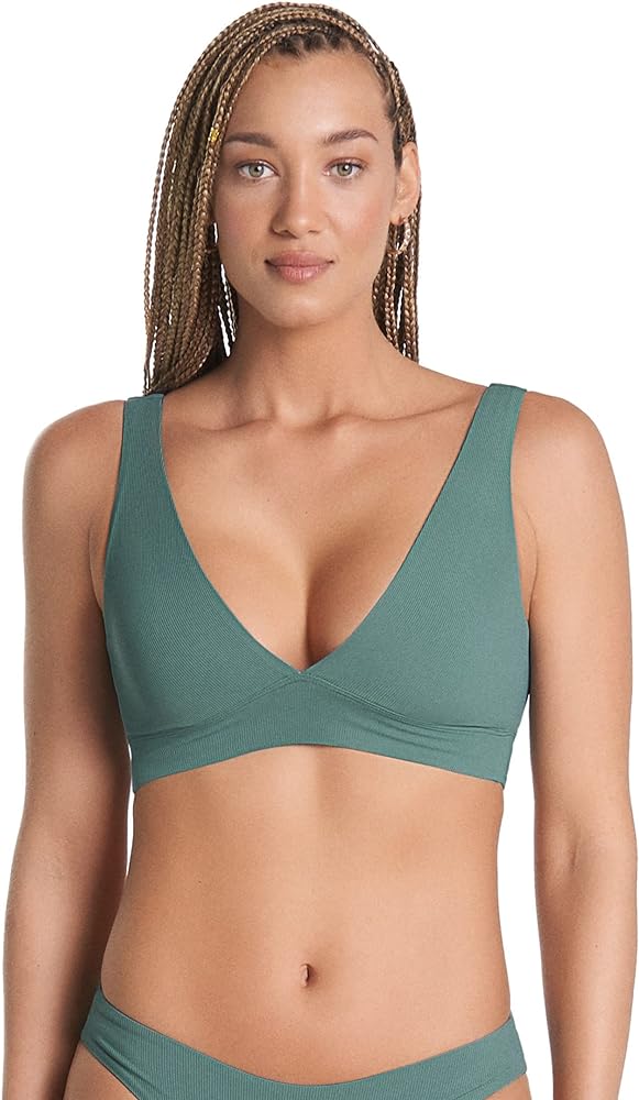 Maaji Women's Standard Long Line Triangle Top with Removable Soft Cups