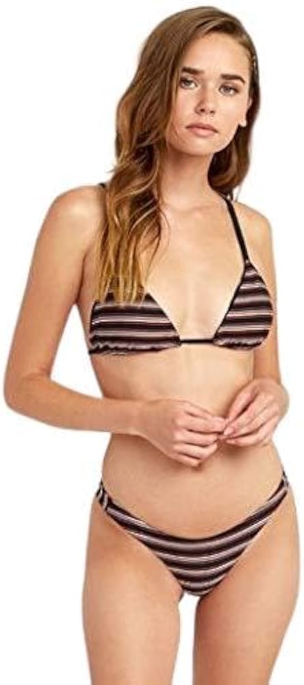 RVCA Women's Standard Bandit Triangle Bikini Top