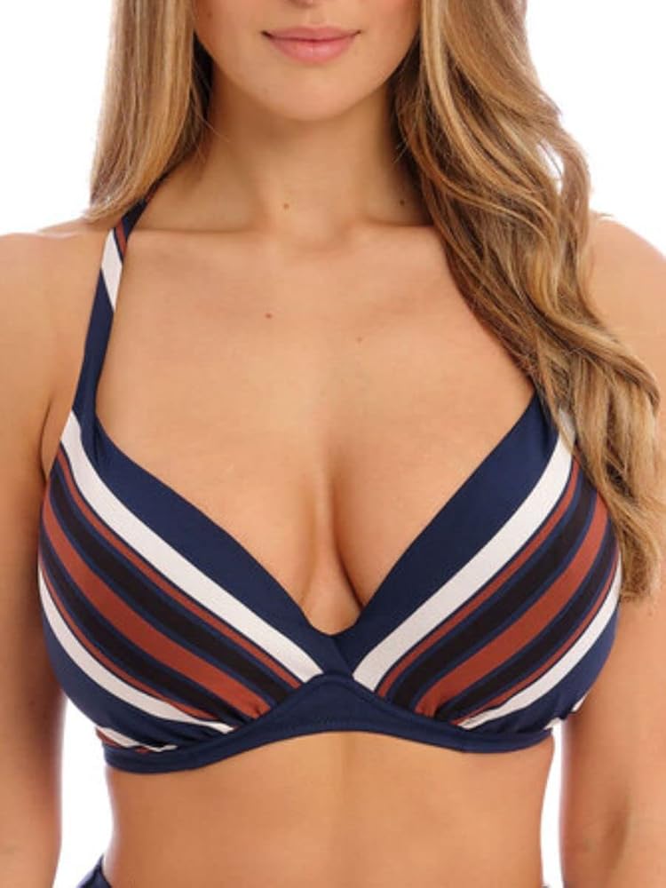 Fantasie Ocean Cove Plunge Bikini Top, 36E, Deep Sea